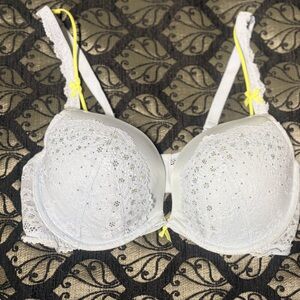 Victoria's Pale Blue Sequined Bra